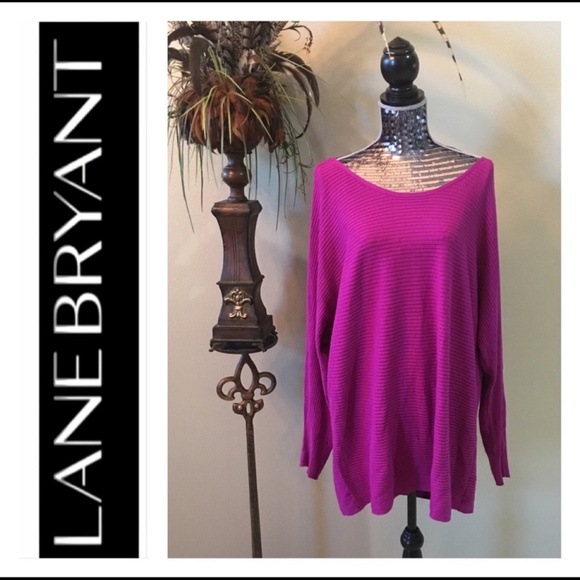 Lane Bryant Sweaters - Lane Bryant Sweater Purple Sz 26/28